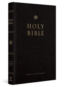 esv church bible (hardcover, black) holy bible, english standard version