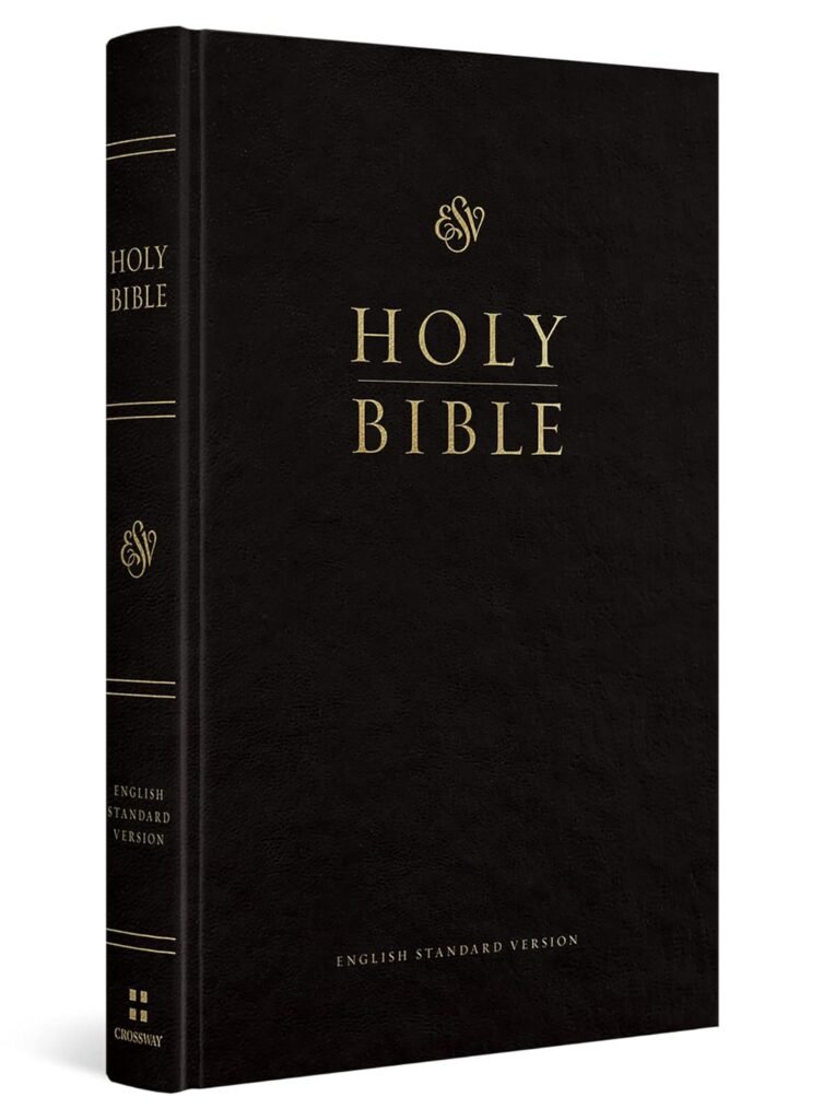 esv church bible (hardcover, black) holy bible, english standard version