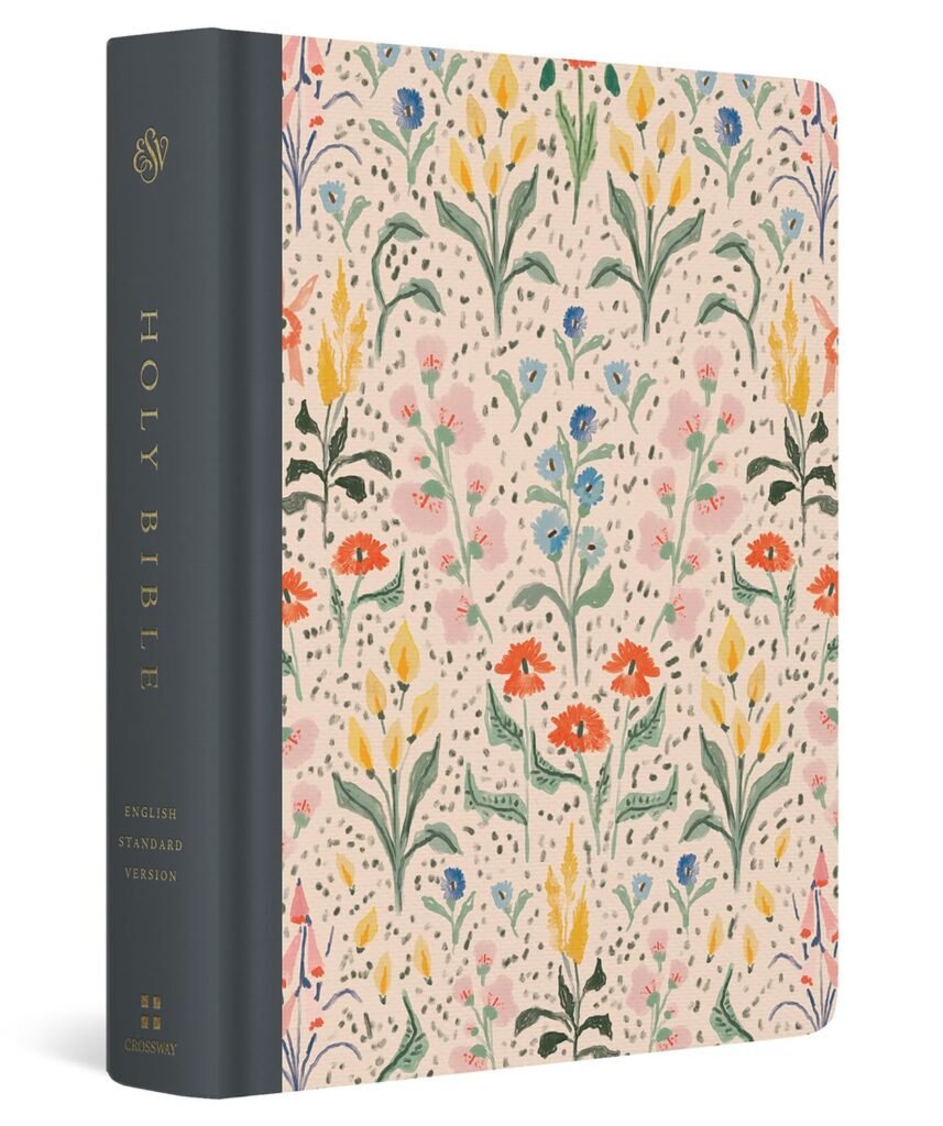esv single column journaling bible, artist series (cloth over board, lulie wallace, in bloom) holy bible, english standard version